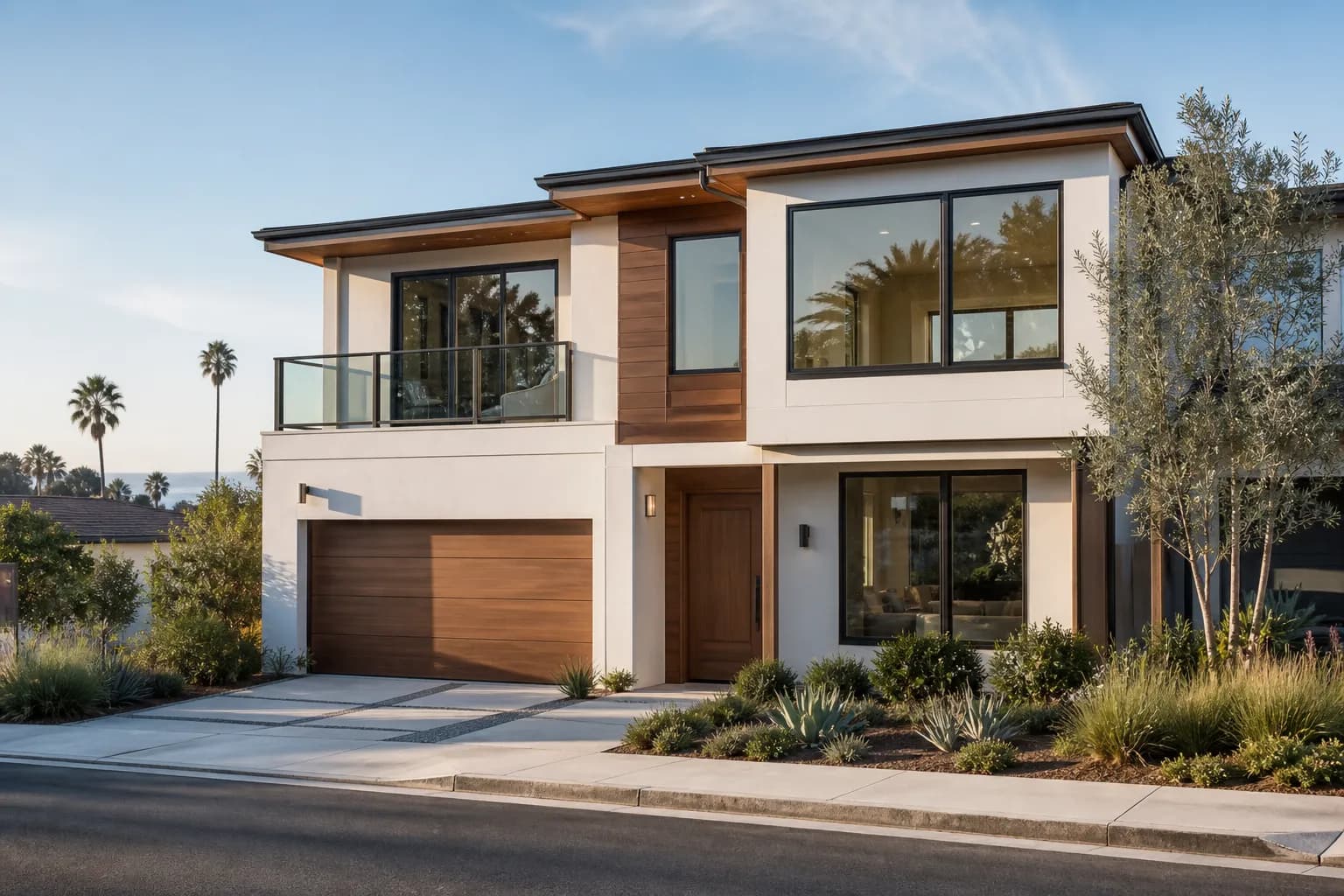 Modern home exterior